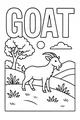 Sunny Hillside With Bearded Billy Goat