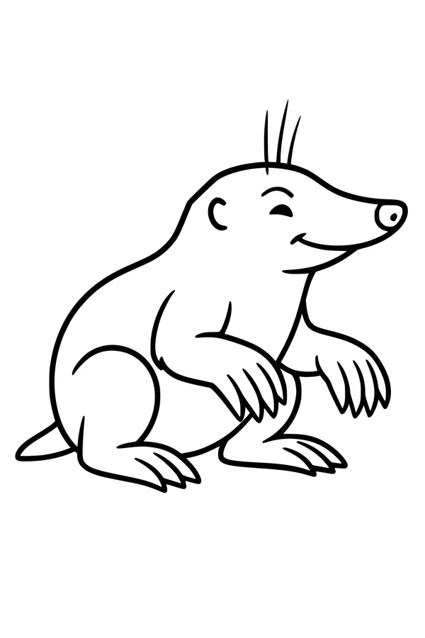 Sunny Day for a Smiling Mole