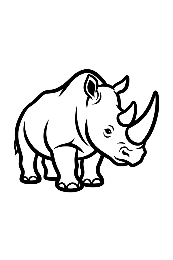 Rumble the Rhino Walks to Breakfast