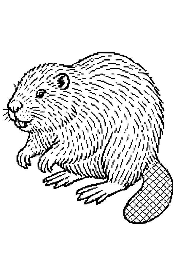 Busy Beaver by the Riverbank