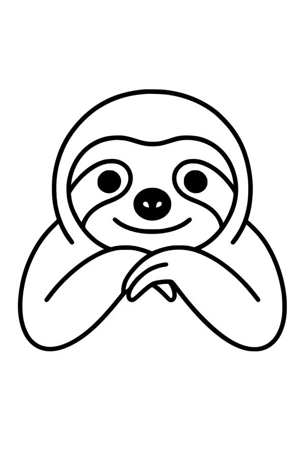 Lazy Day Smiles From a Happy Sloth