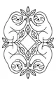 Laughing Sloths in a Leafy Square