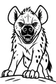 Spotted Hyena With Big Paws and a Grin