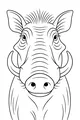 Warthog with Whiskery Wobble Nose