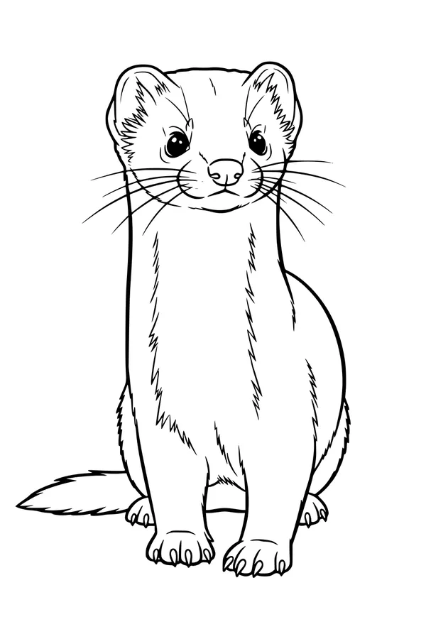 Whiskers on the Watchful Weasel
