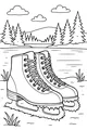 Lakeside Skates on a Frosty Morning