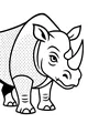 Rhino Stomps In For Snack Time