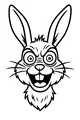 Funny Bunny with Surprised Eyes