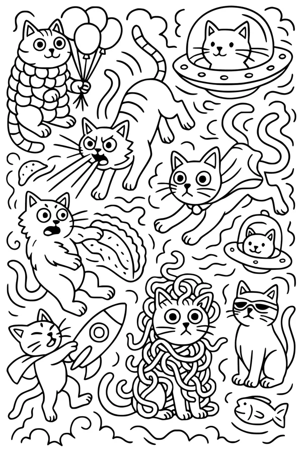 Whisker World of Silly Cats