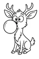 Surprised Deer and the Giant Bubble