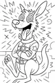 Zippy Kangaroo with Swirly Eyes