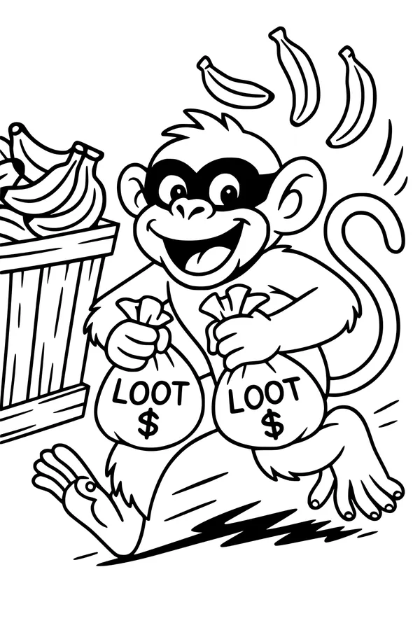 Monkey Bandit’s Banana Heist Dash