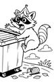 Banana Hat Raccoon and the Tippy Trash Can