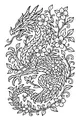 Garden Dragon With Blooming Scales