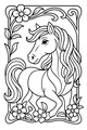 Spring Flowers and Flowing Mane