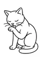 Whiskers’ Quiet Clean-Up Time