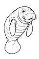 Gentle Manatee Floats By for a Peek