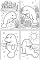 Manatee’s Bubbly Day by the Water