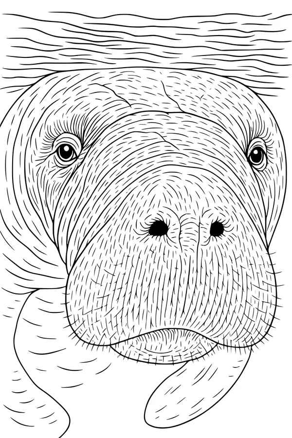 Gentle Face at the Water's Edge