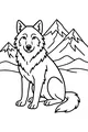 Snow Peaks and the Gentle Wolf