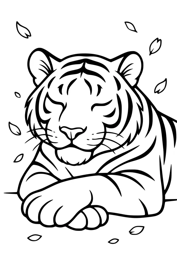 Naptime in the Tiger’s Meadow