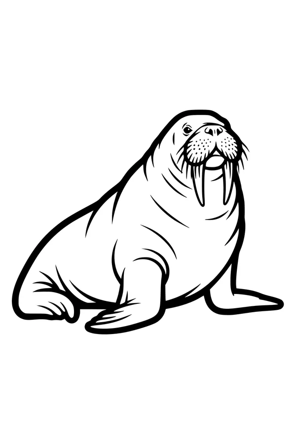 Whiskers and Tusks by the Shore