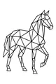 Prancing Polygon Horse Parade