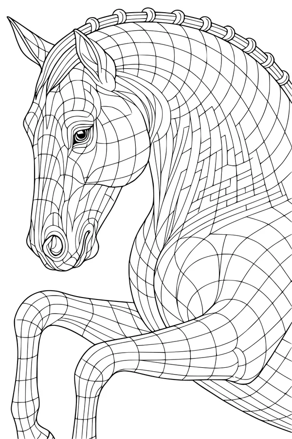 Gallop of the Magical Mosaic Horse