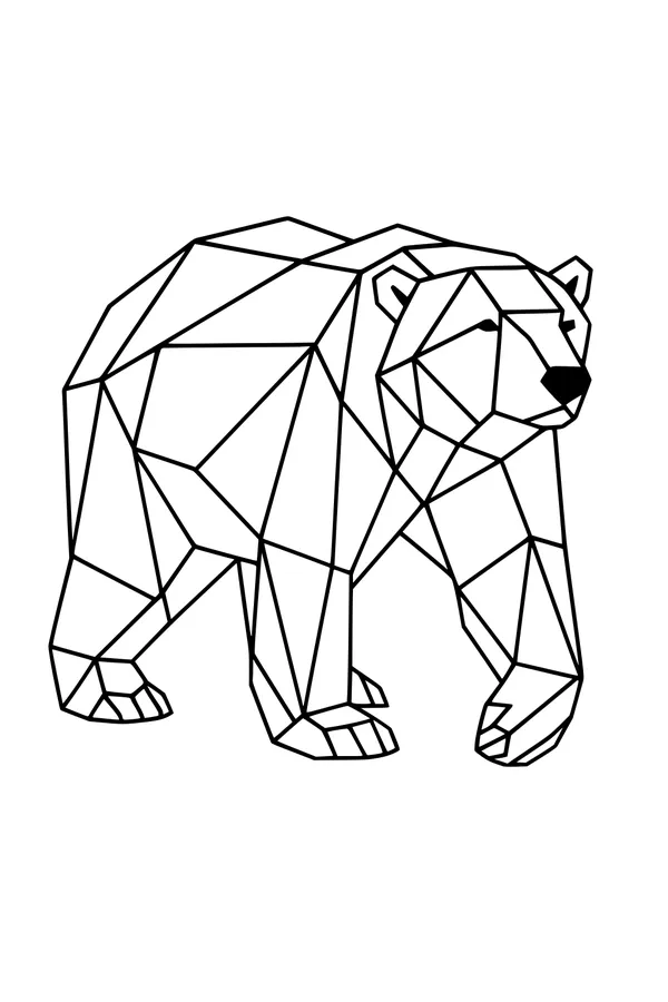 Geometric Walk of the Polar Bear