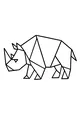 Geometric Rhino on Parade