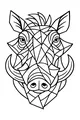 Warthog With Wild Zigzag Whiskers