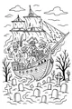 Ghost Pirates Glide the Graveyard