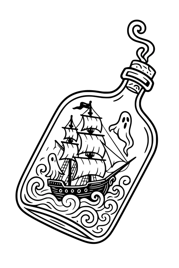 Ghost Ship in a Bottled Breeze
