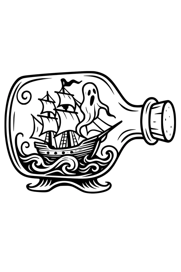 Ghost Ship in a Bottle