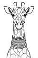 Necklace Day for Tall Giraffe Girl