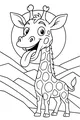 Sunny Mountains and Silly Giraffe Grins