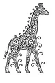 Swirly Jungle Giraffe Stroll