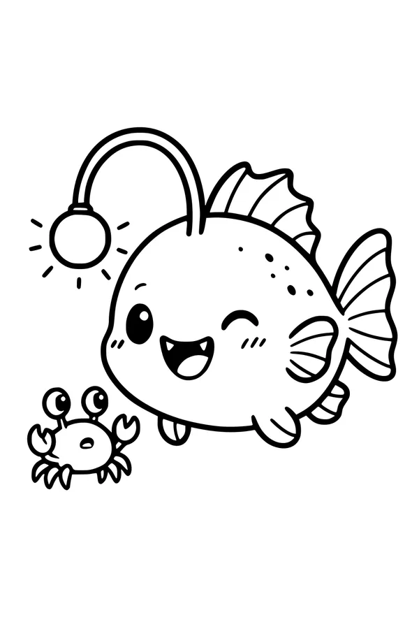 Glowfish and the Little Crab