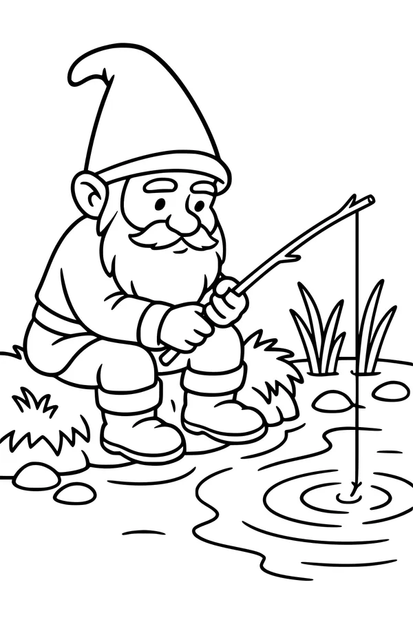Gnome by the Whispering Pond