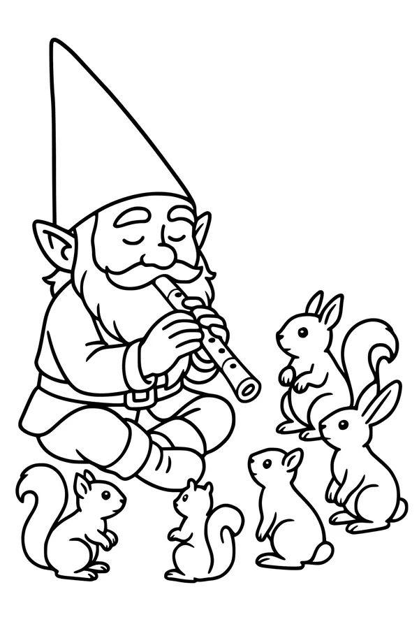 Gnome's Forest Flute Concert