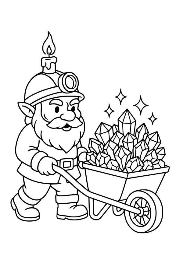 Gnome Miner and Sparkly Gems
