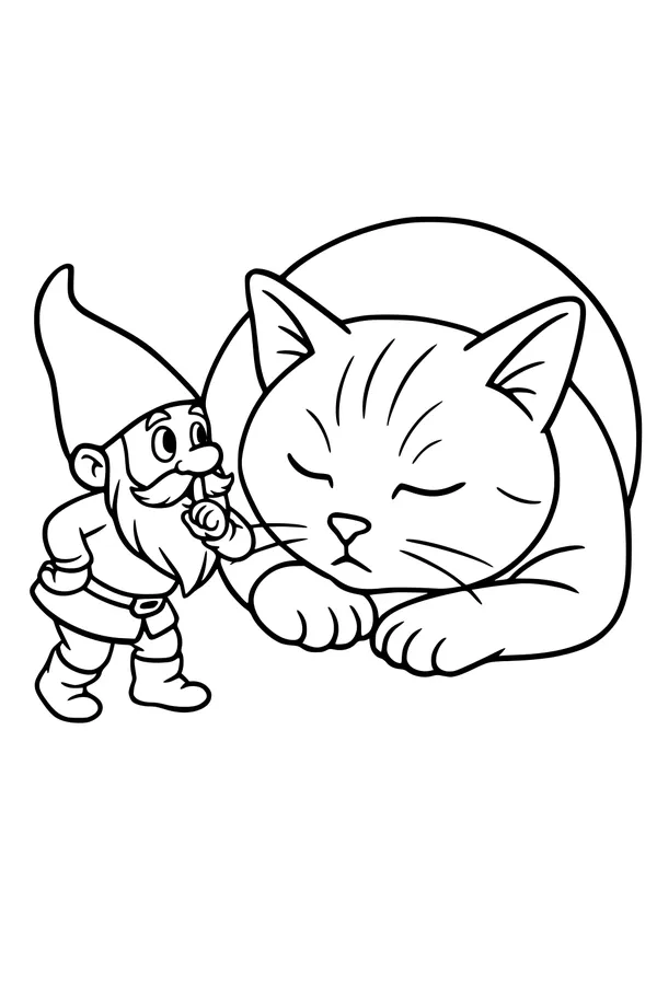 Gnome and the Giant Cat Nap