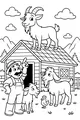 Billy Goat on the Barn Roof
