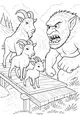 Three Brave Goats and the Grumpy Troll