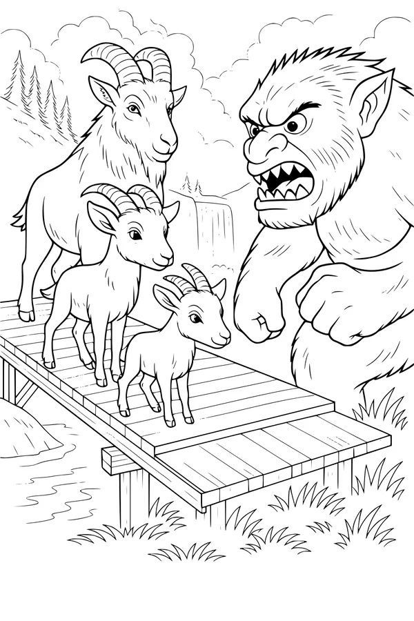 The Bridge With Three Brave Goats