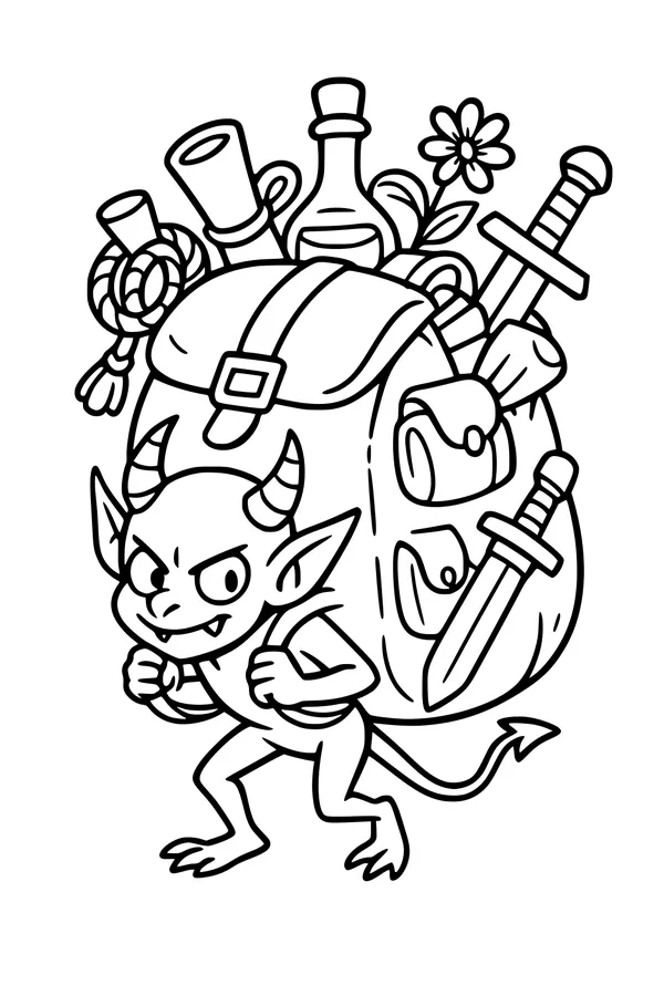 Backpack Bandit Goblin