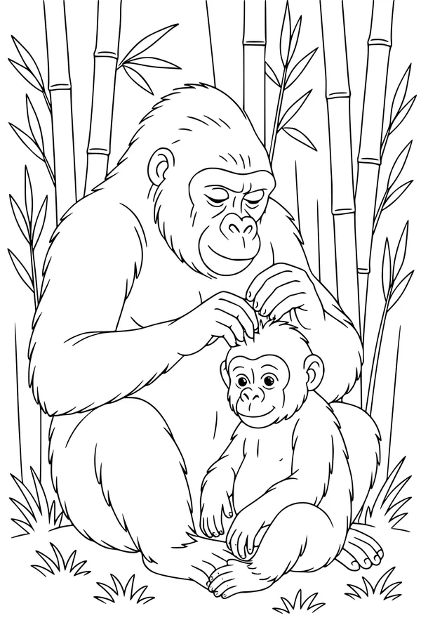 Gorilla Mama’s Gentle Jungle Hugs