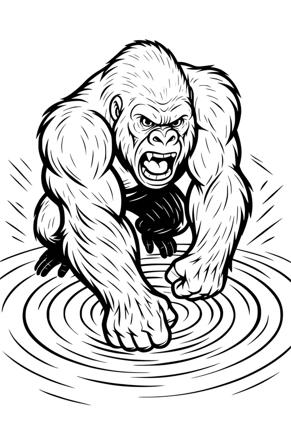 Stomp and Splash: The Bold Gorilla