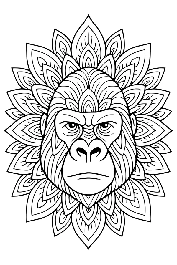 King Gorilla and His Jungle Crown