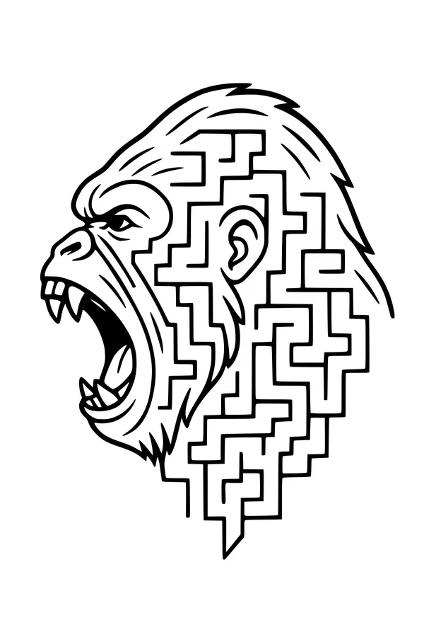 The Mighty Gorilla Maze Roar
